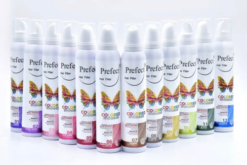 موس مو رنگی فانتزی موقت پرفکت مدل COLORED MOUSSE