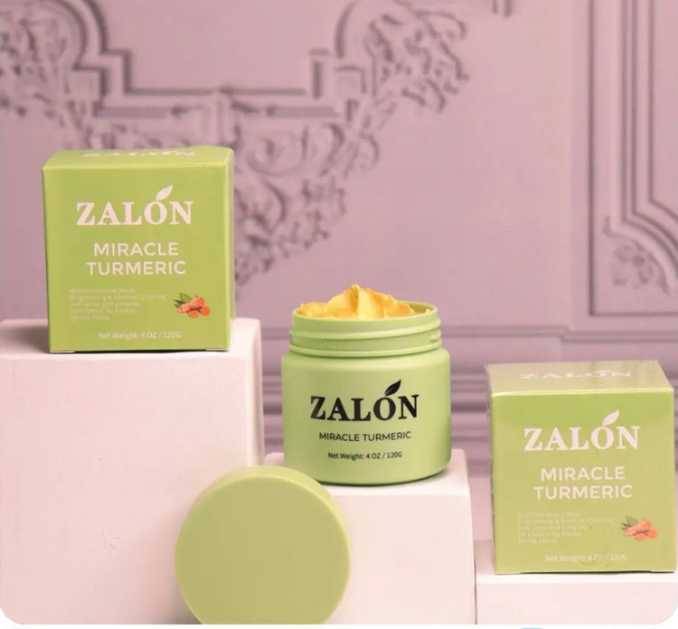 ماسک درمانی زردچوبه زالون zalon