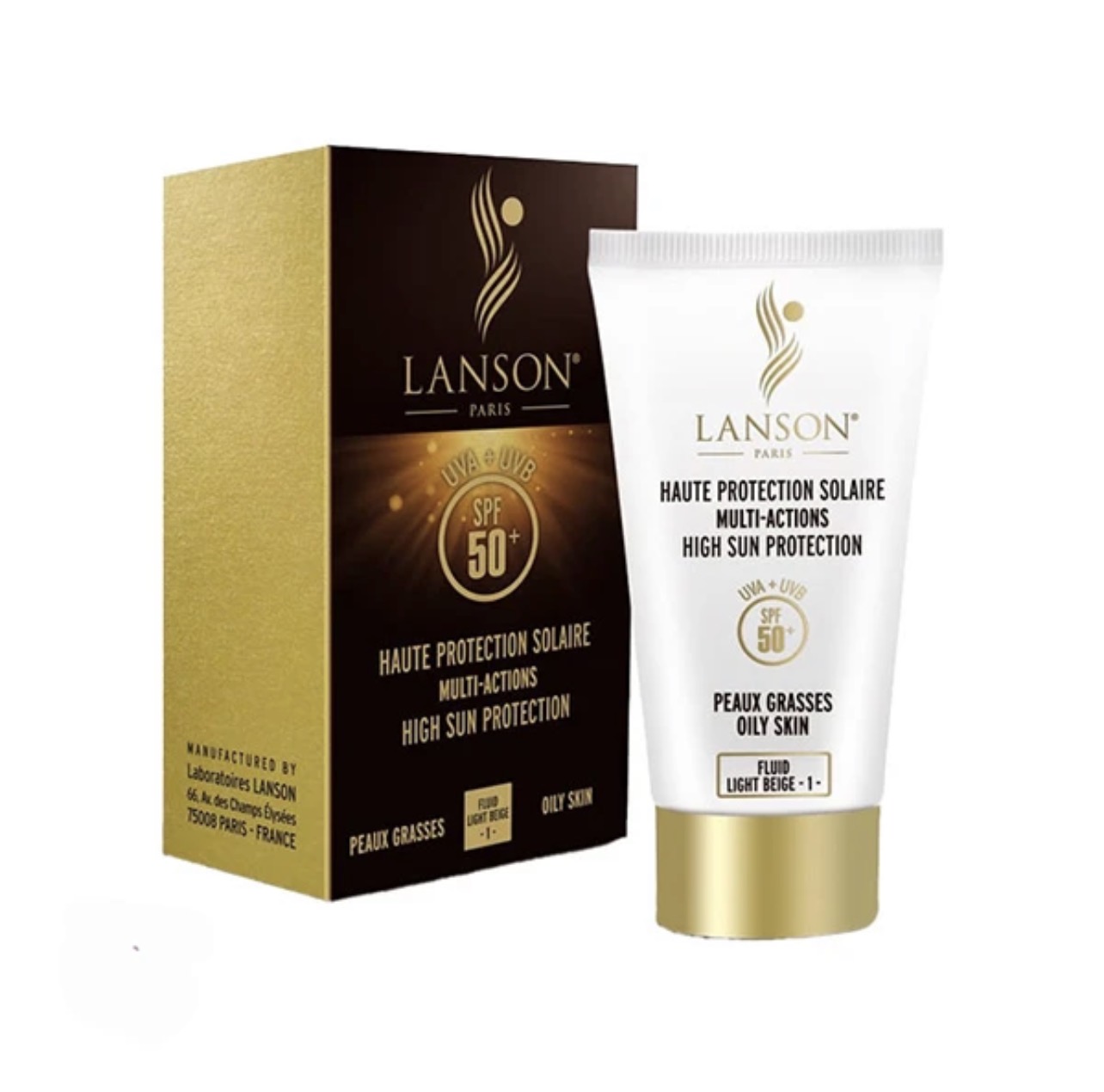 کرم ضدآفتاب لانسون بی رنگ spf50